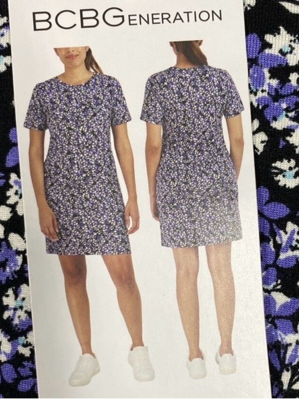 BCBGeneration sz small Floral t shirt Dress